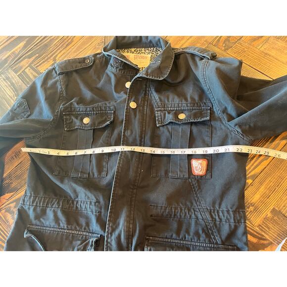 Volcom Scout Jacket Men XL Black Chore Field Utility Skater Outdoors Grunge - Picture 4 of 14